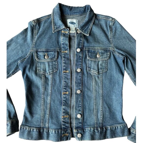 Vintage Y2K blue denim jacket Old Navy from spring 2003 size Small - Picture 4 of 13